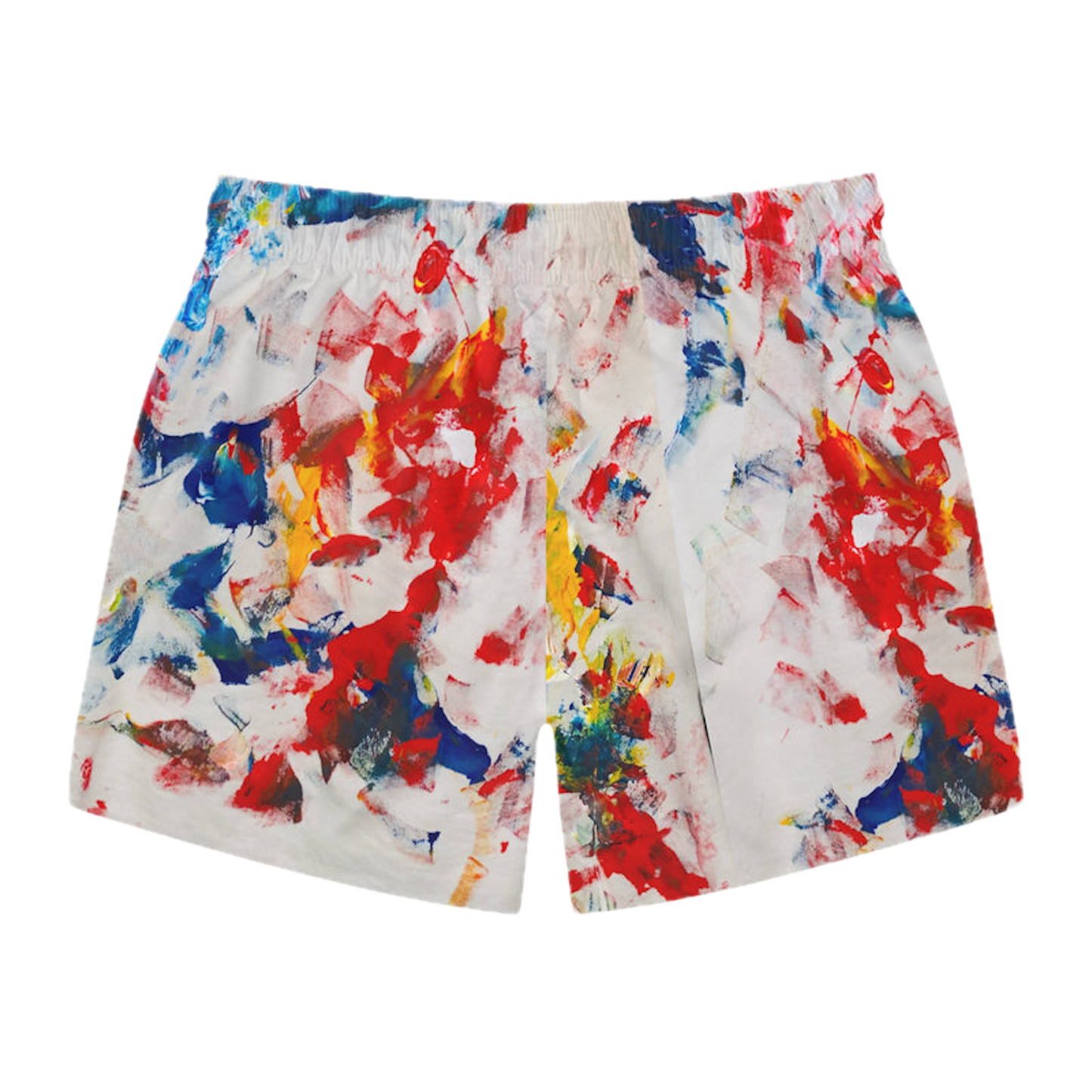 Abstract Patterned Swim Trunks