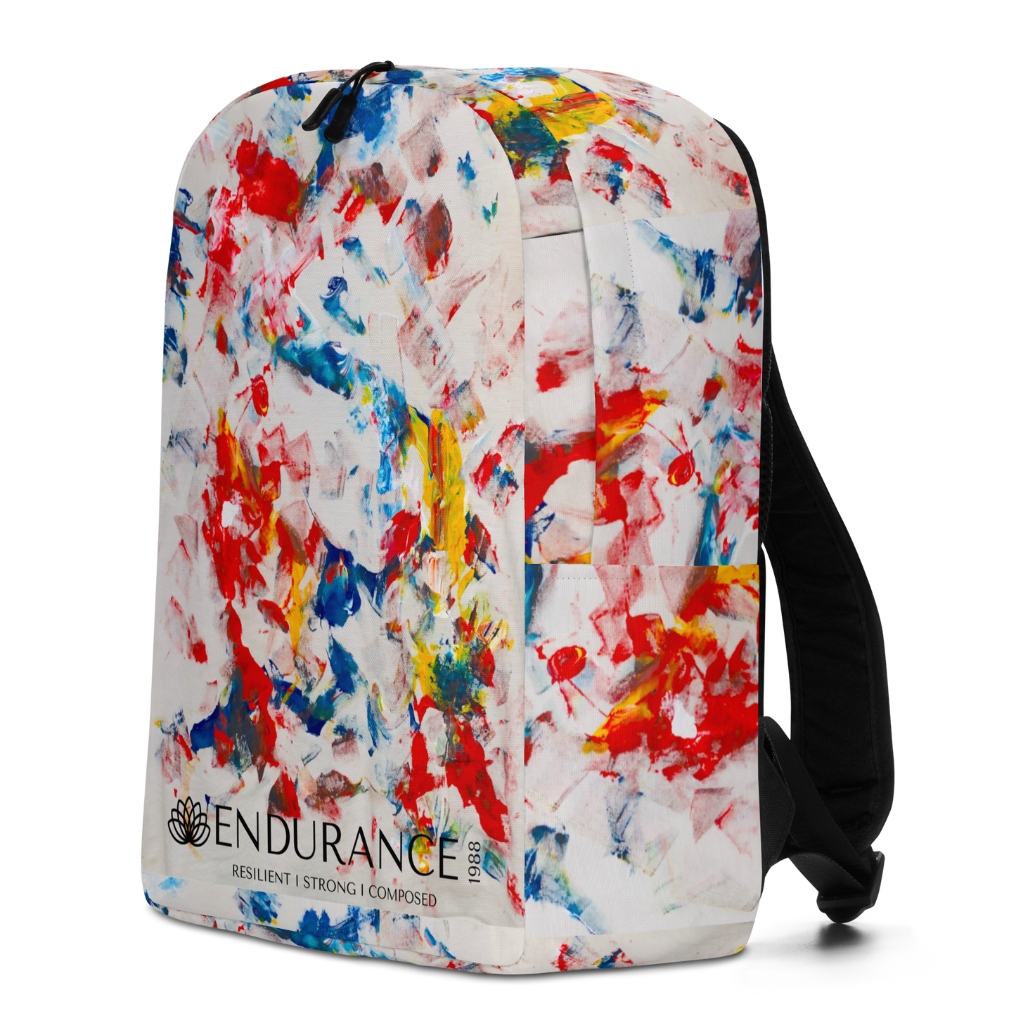 Abstract TriColor Backpack