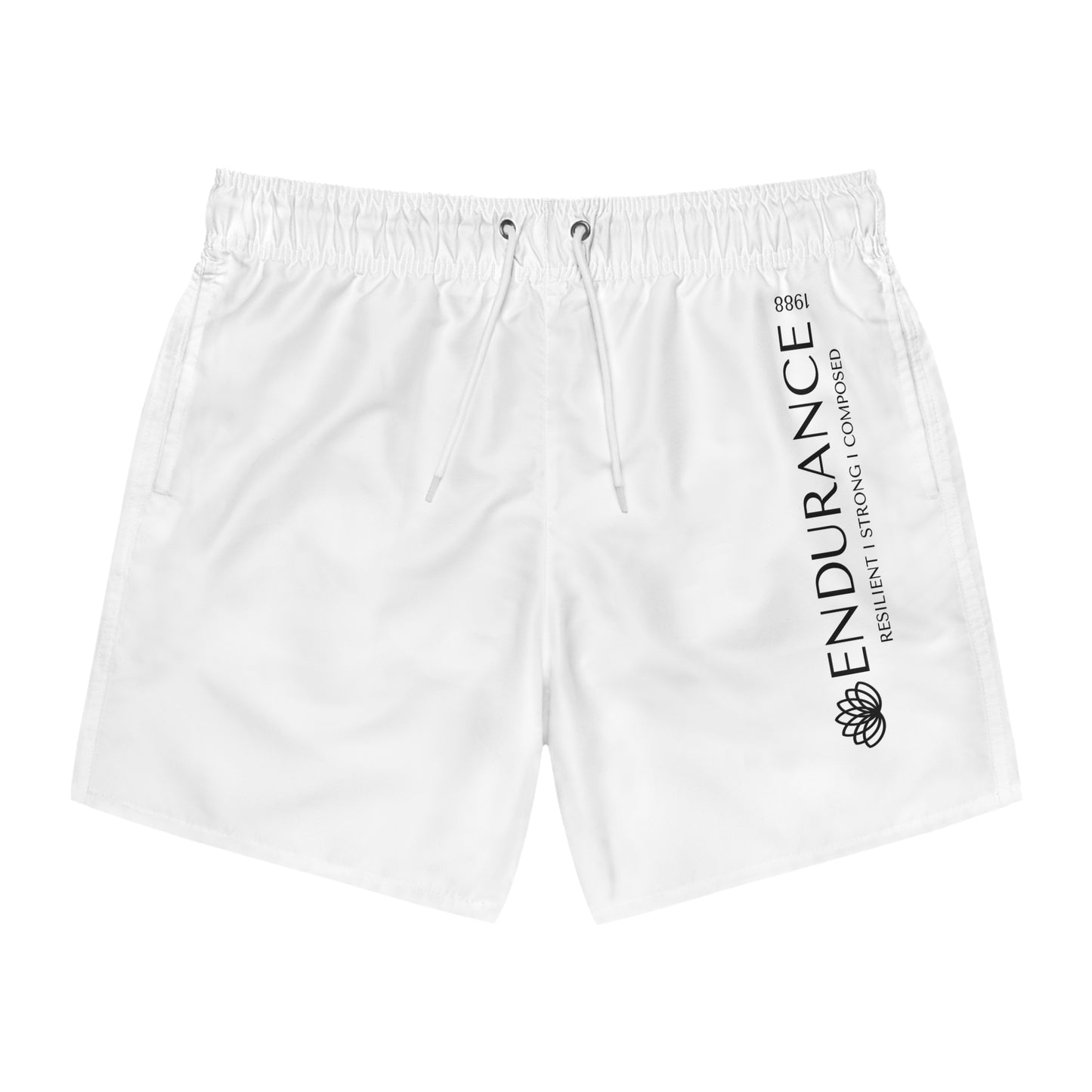 White Swim Trunks